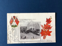 Virden Manitoba Fire Hall Postcard
