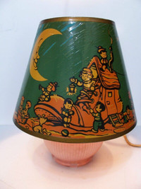 Antique ancienne lampe de table chambre enfant