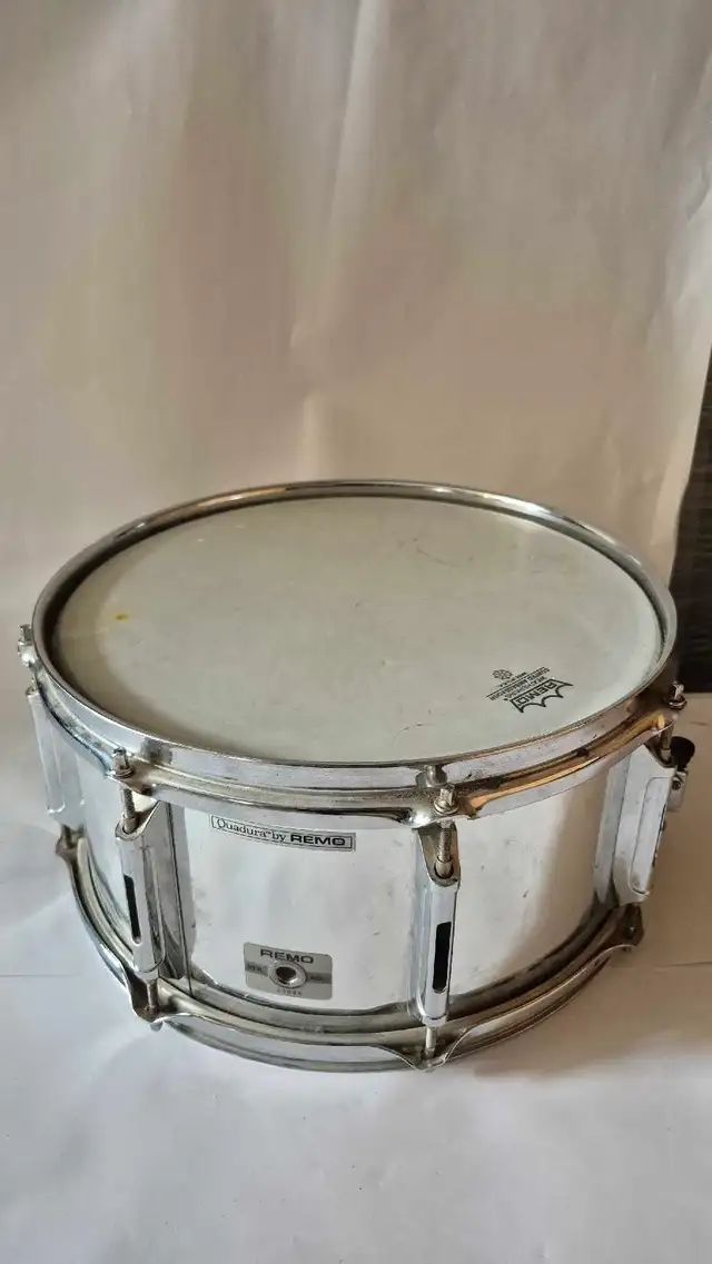 Chrome Remo Snare Drum - decent shape! in Drums & Percussion in City of Toronto - Image 2