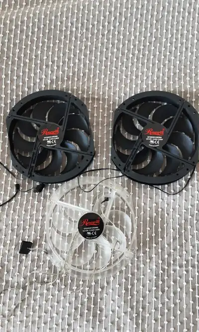 Computer case fans lot of 3 (size 228×30mm), View more