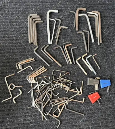 Mixed Allen Wrench / Hex Key Lot – 80+ Pieces, View more