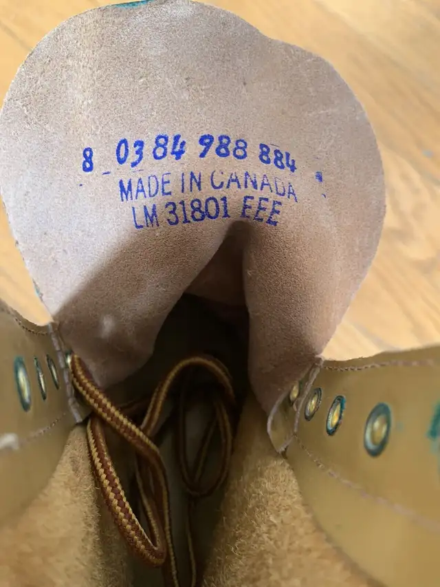Bottes de travail  cap d’acier gr:8   in Men's Shoes in Laurentides - Image 4