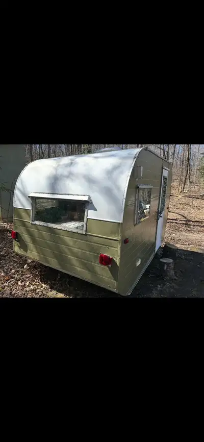 We purchased this “renovated” travel trailer from a guy in Huntsville for $3000 We added some cosmet...