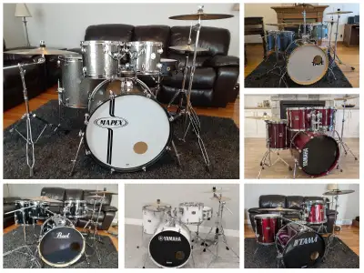 Intermediate/Advanced Drums (Pearl, Mapex, Tama, Taye, Yamaha), View more