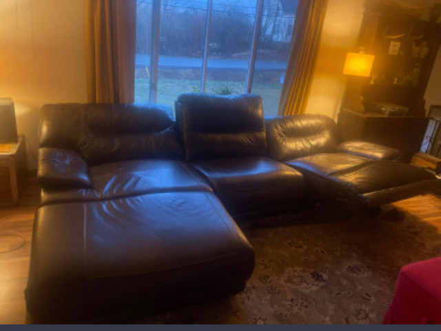 Leather sectional sofa  in Couches & Futons in Moncton - Image 4