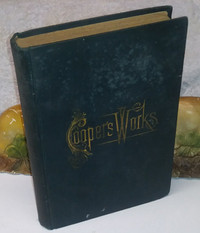 1892 The Works of FENIMORE COOPER Antique Old Book