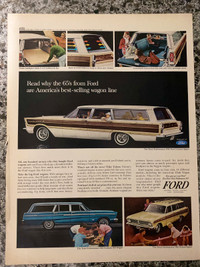 1965 Ford Wagon Line Original Ad