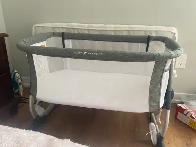 I bouht it for my new born before 6 months its still like new so feel Free to message me