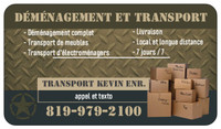 Déménagement et transport de meubles 819-979-2100