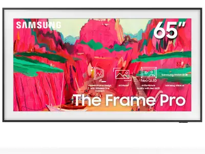 SAMSUNG 65" 4K SMART NEO QLED THE FRAME PRO TV (QN65LS03FW), View more