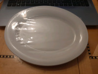Melamine platters 9.5 inches x 7.25 inches.(pack of 3)