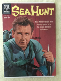 Sea Hunt comic books #5, 6, 10, 11 and 12
