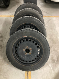 Winter Tires with Steel Rims