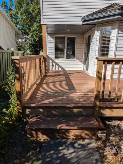 Young carpenter looking for opportunity. I can build decks and rails, and fences. Raised garden beds...