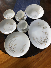 Westwind by Mikuni Japan. 4+1 place settings & 2 serving pieces