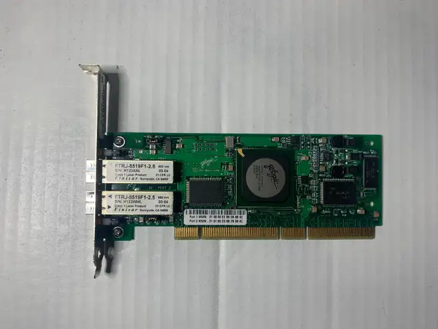 QLogic FC5010409-27 B 2GB Dual Port Fibre PCI-X Network Card in Networking in City of Toronto - Image 2