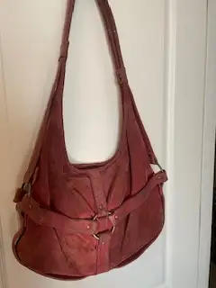 Pink Suede Purse for Women, View more