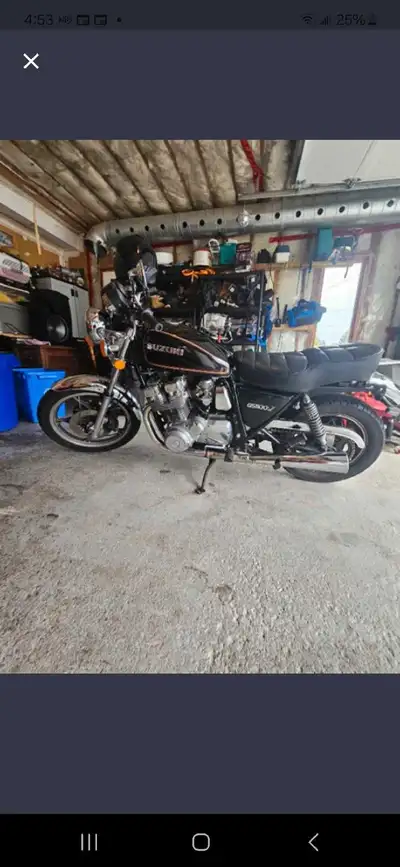 All original 1980 Suzuki GS 1100L. Runs great, sounds awesome. New tires end of last season. Super b...