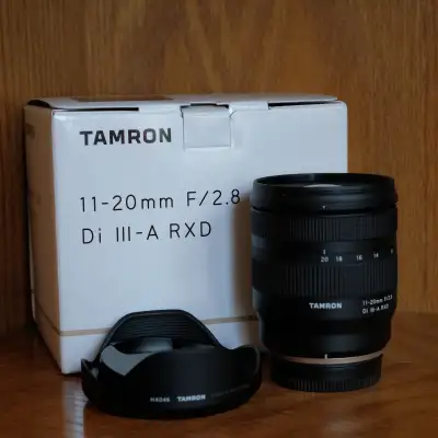 Tamron 11-20mm F/2.8 Di III-A RXD for Fujifilm X-mount, View more