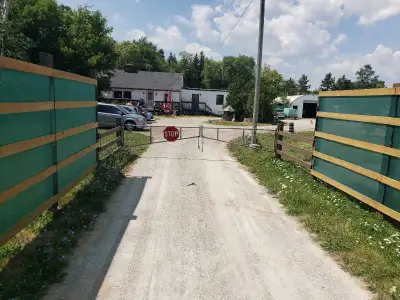 45 x 80 ft lot yard/parking. 24 hour security and surveillance. $1,800 a month. Also Truck parking 5...
