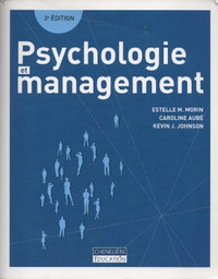 Psychologie et management 3e éd.
