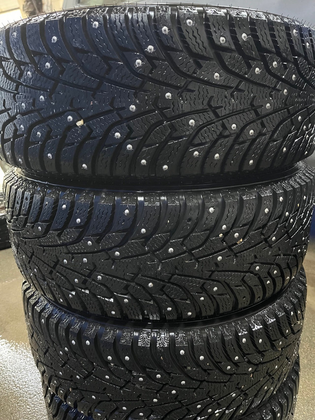 205/55r16 Studded Winter tires + rims (5x100 Bolt pattern) in Tires & Rims in Winnipeg - Image 3