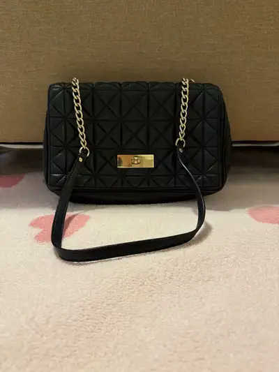 Kate Spade Black Quilted Shoulder Bag, View more