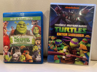 Shrek Teenage Mutant Ninja Turtles Enter Shredder Blue Ray DVD
