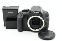 Canon t3 DSLR Camera Body, battery, charger