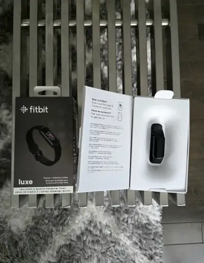 Fitbit Luxe + Black Mesh Bracelet, View more