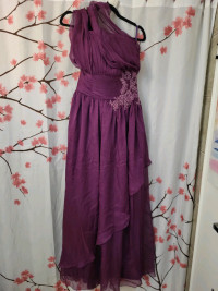 Wedding/ Prom/ Event Gown Purple With Details