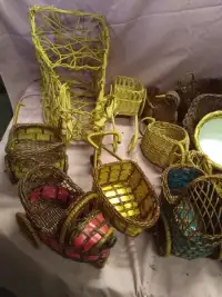 Wicker basket and more