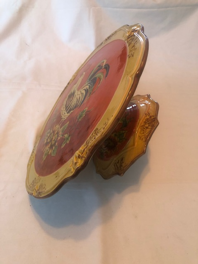 MAXCERA "ORANGE ROOSTER" CAKE PLATE, View more