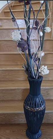 Wicker Vase with accent band in Home Décor & Accents in Mississauga / Peel Region - Image 4