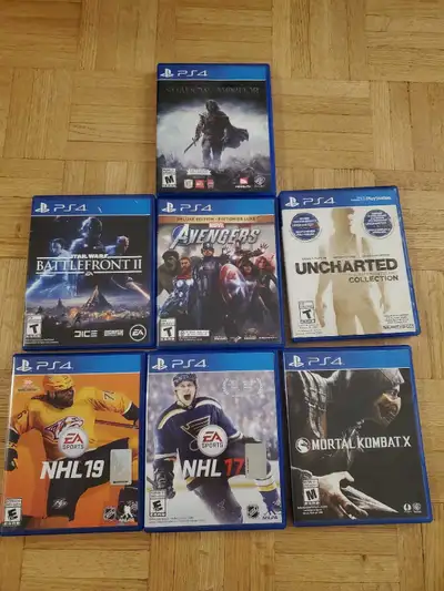 Lot of PS4 Games, View more