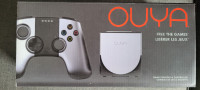 OUYA Game Console & Controller Silver Near Complete In Box