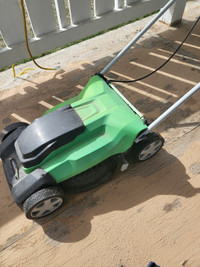 Greenworks Electric lawn mower. Works great!