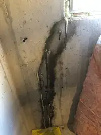 Wet basement/ foundation repair/ waterproofing
