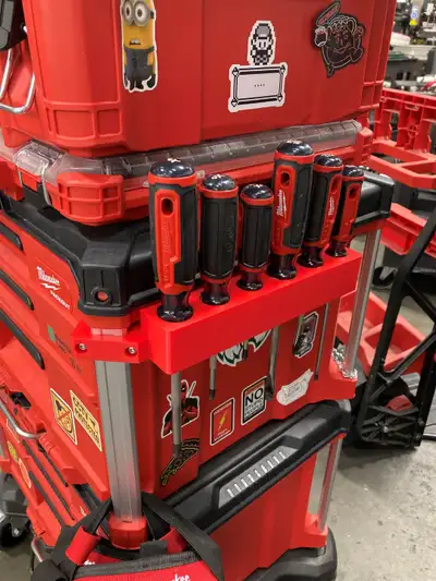 This new screwdriver holder is designed specifically for the Milwaukee Packout system, providing a s...