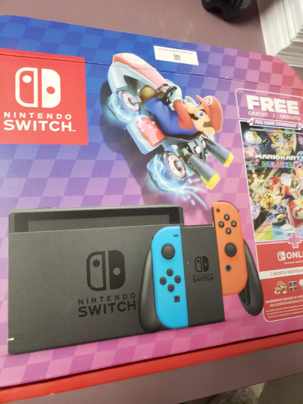 Nintendo Switch with Mario Kart 8 included in Other in Cole Harbour - Image 2