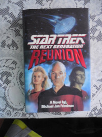 Star Trek TNG hardcover book 'Reunion'