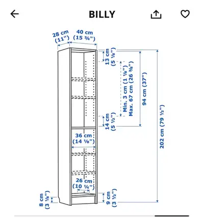 IKEA Billy Bookcase , View more