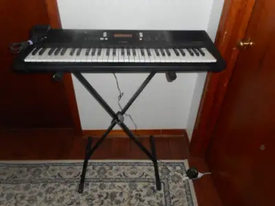 YAMAHA Electronic Keyboard Piano PORT=ATONE PSR-E363, View more