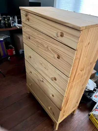 ikea wooden wardrobes, drawers, looks new and clean, View more