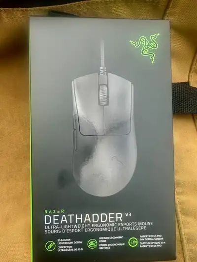 Gaming Mouse Razer DeathAdder V3 New in box, View more