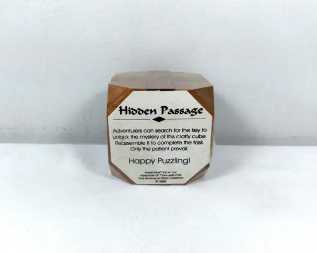 Hidden Passage Handcrafted Puzzle Cube64335578996611120
