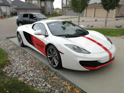 2013 McLaren MP4-12C Spider, hardtop convertible, ONLY 4600 KM. Proud ownership for 8 years. Regular...
