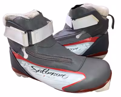 Excellent état Salomon Slam 7 Pilot SNS gris bottes de ski de fond femmes taille 10.5 (431/3 EUR) .....