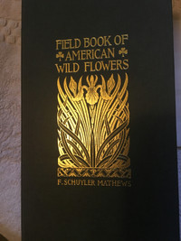1903 Field Book of American Wild Flowers F Schulyer Mathews