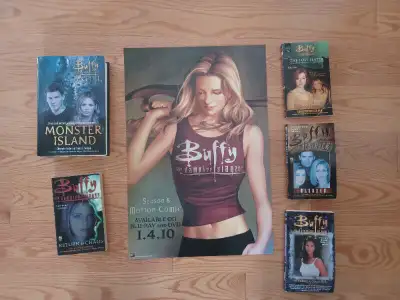 Buffy The Vampire Slayer Books and Poster lot, View more